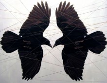 as the crow flies..